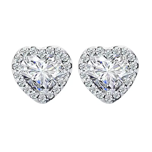 Brilliance Heart Earrings